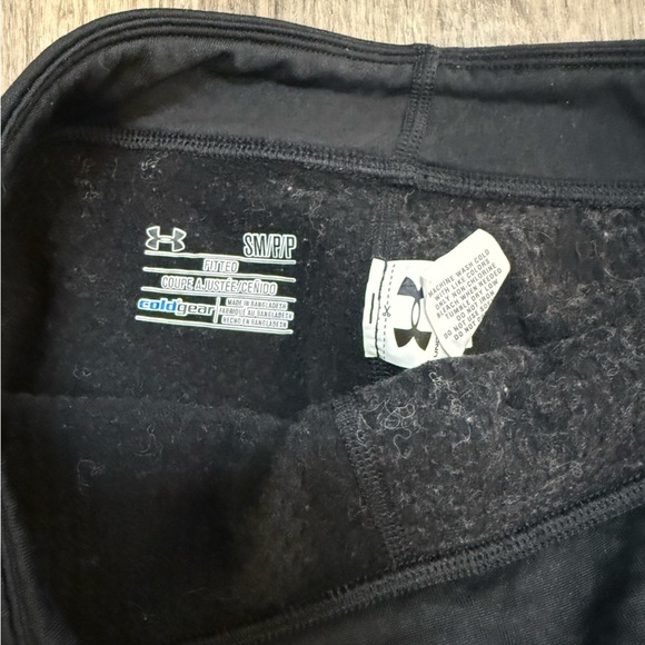 Women’s Under Armour Cold Gear Base Layer 2.0 Black Leggings - Picture 3 of 4